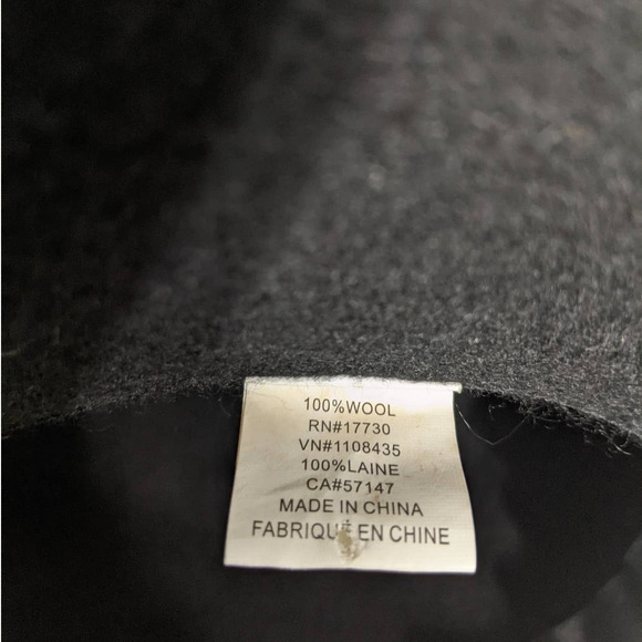 Target Black Braided Felted Wool Wide Brim Hat - Picture 5 of 5